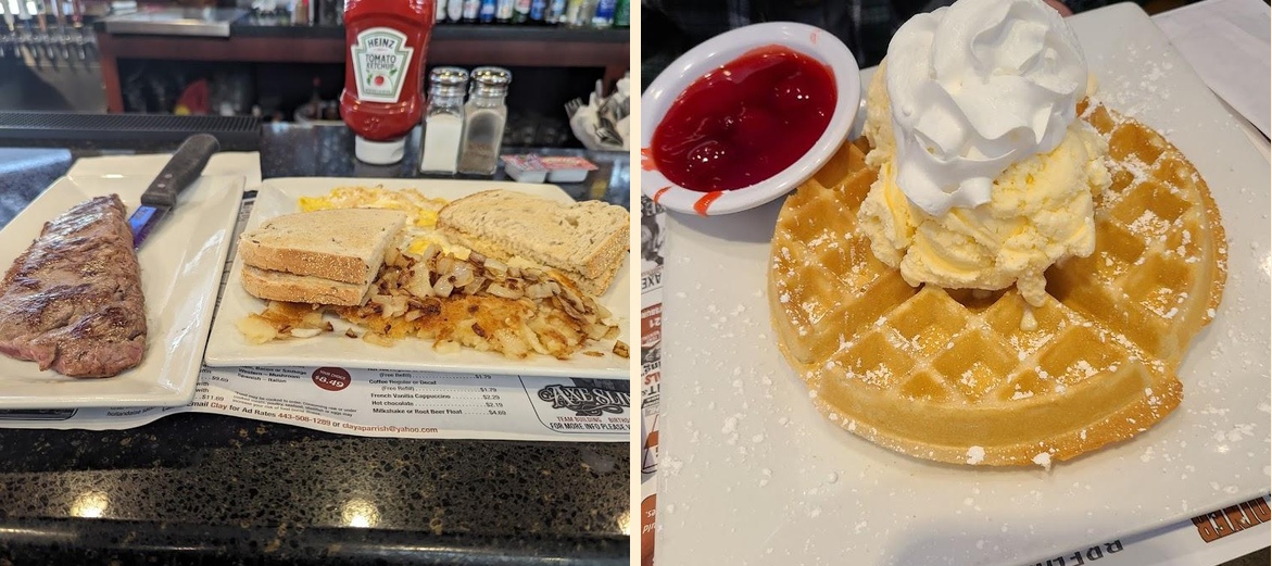 Trojan Diner and Sports Bar Menu